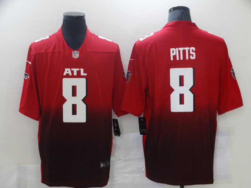 Men Atlanta Falcons #8 Pitts Red Nike Vapor Untouchable Limited 2021 NFL Jersey->minnesota twins->MLB Jersey